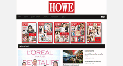 Desktop Screenshot of howemagazine.com
